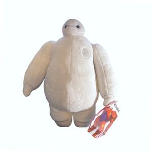 Disney Store Baymax Plush Toy Kids 10.5in White New Big Hero 6 Stuffed Animal
